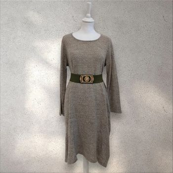 Robe pull coupe longue taille unique femme