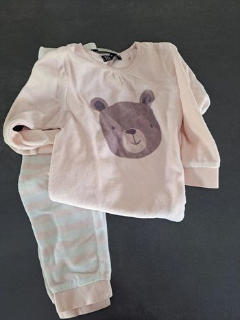 pyjama ourson rose tex 2-3 ans