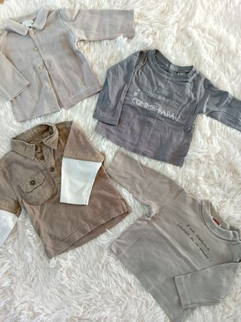 Lot manche longue 6 mois