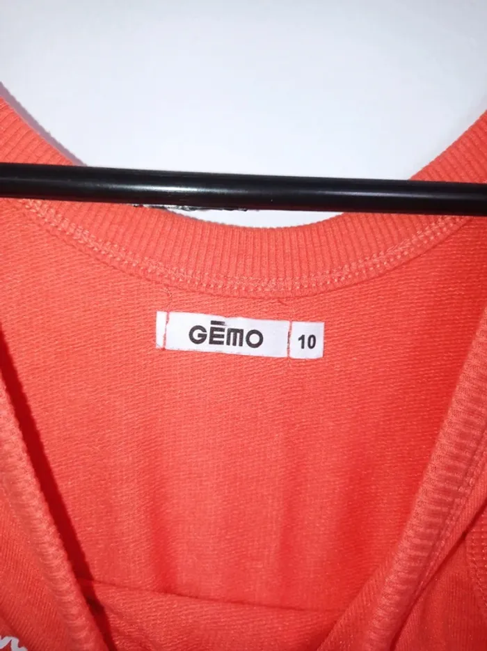 Combi short élastique orange pour enfants - photo numéro 4