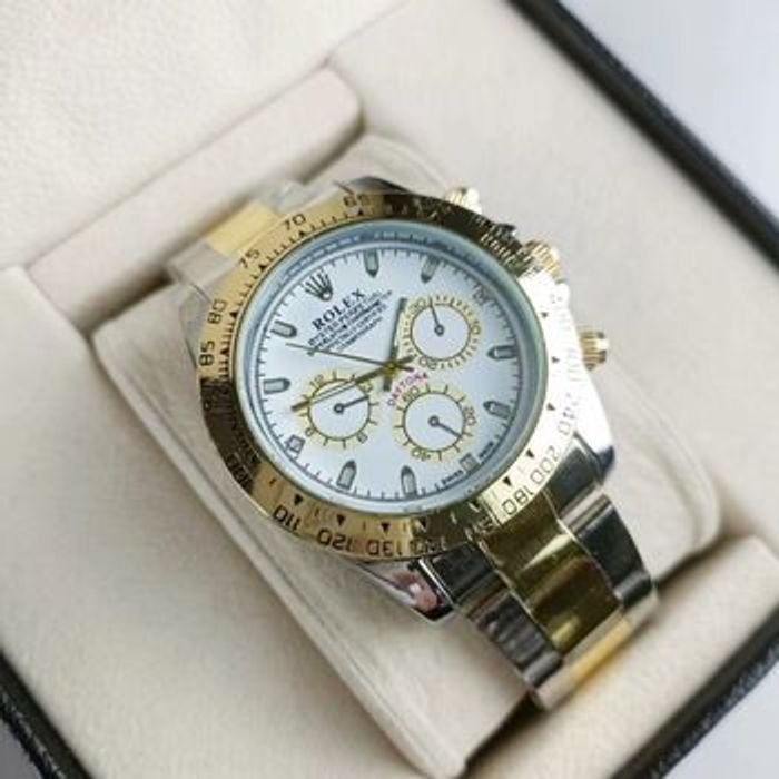 Rolex Daytona blanc doré