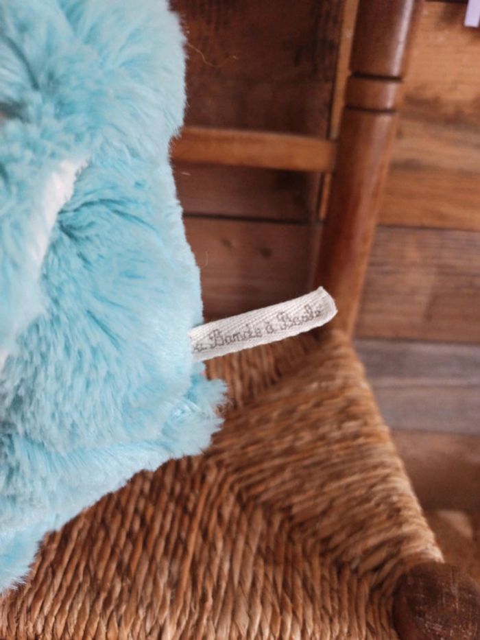 Lapin bleu hochet la Bande à Basile moulin roty tbe - photo numéro 5