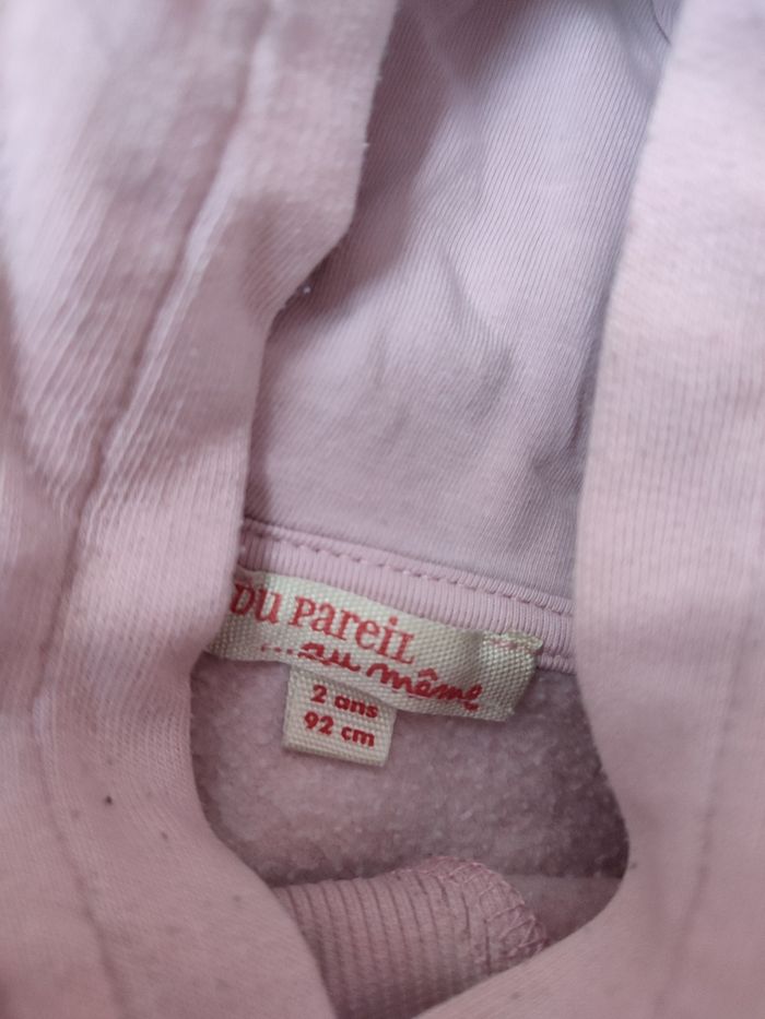 Sweat Licorne avec sequins - 2 ans - Bon état - Du pareil au même - photo numéro 5