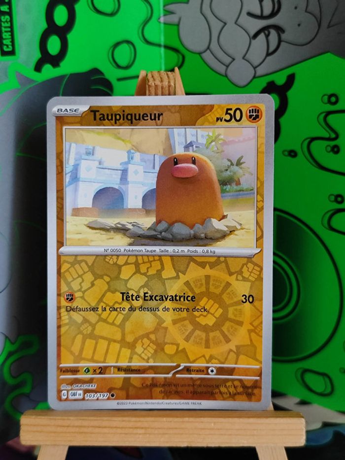 Taupiqueur reverse 103/197 flammes obsidiennes