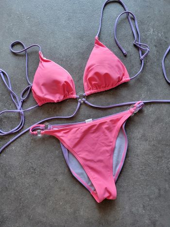 Maillot de bain bicolore