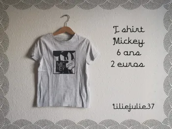 T shirt Mickey 6 ans