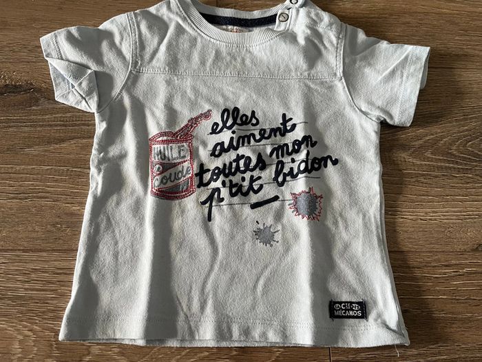 T-shirt manches courtes garçon 18 mois