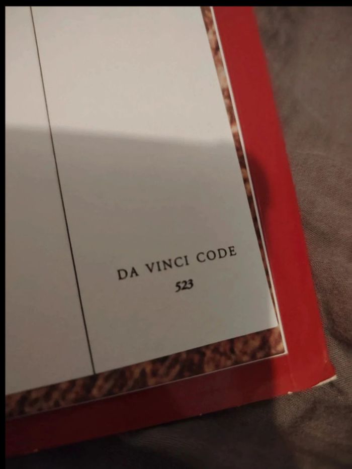 Gros livre Da vinci code - photo numéro 13