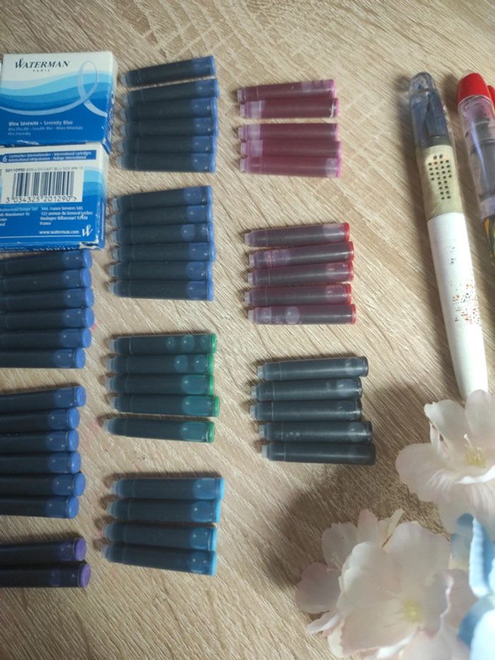 Lot de 117 cartouches d’encre + 2 stylos plumes offerts - photo numéro 4