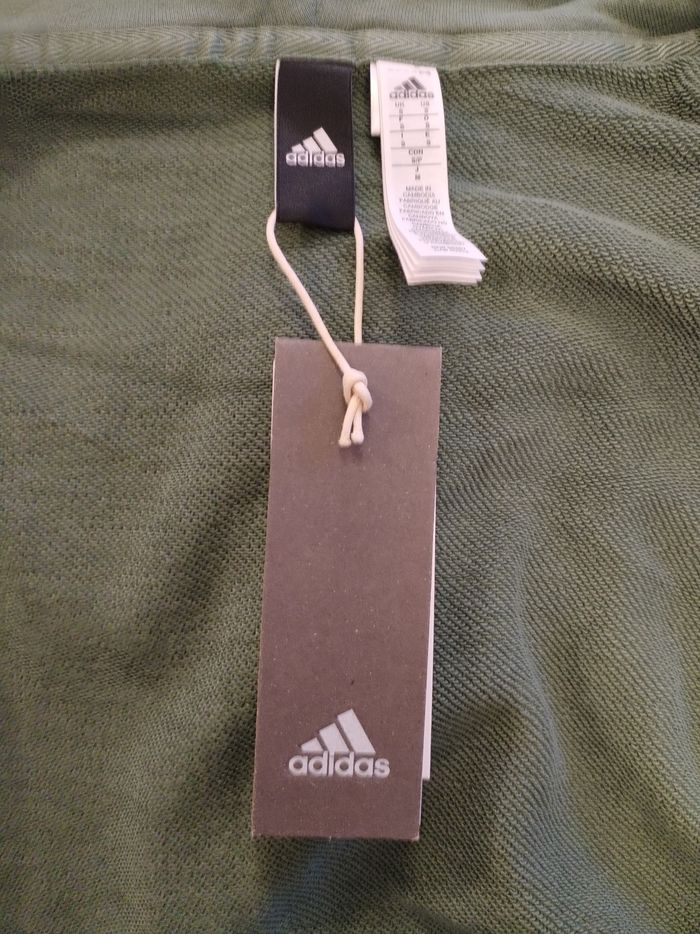 VESTE DE SURVÊTEMENT VERTE KAKi FEMME LOGO AUTHENTIQUE ADIDAS TAILLE S/36 - photo numéro 5