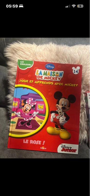 DVD neuf sous emballage et livre la maison de Mickey 