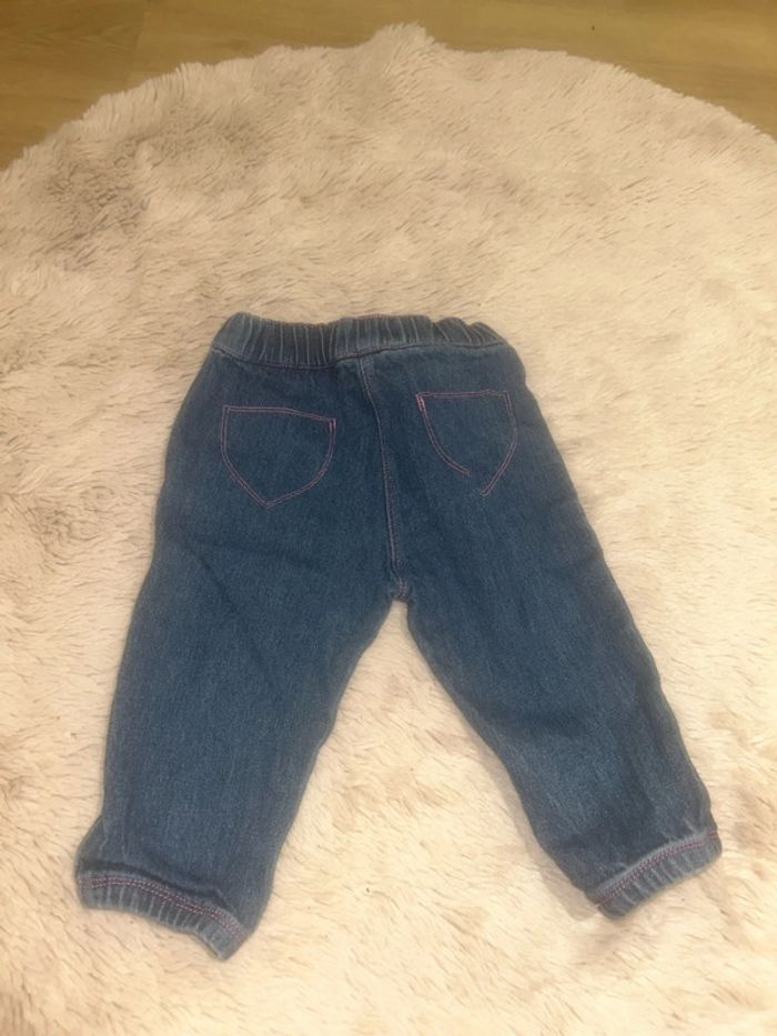 lot de 2 jeans fille 12 mois - photo numéro 5