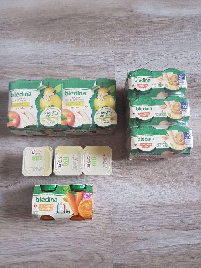 Repas bébés 4/6 mois