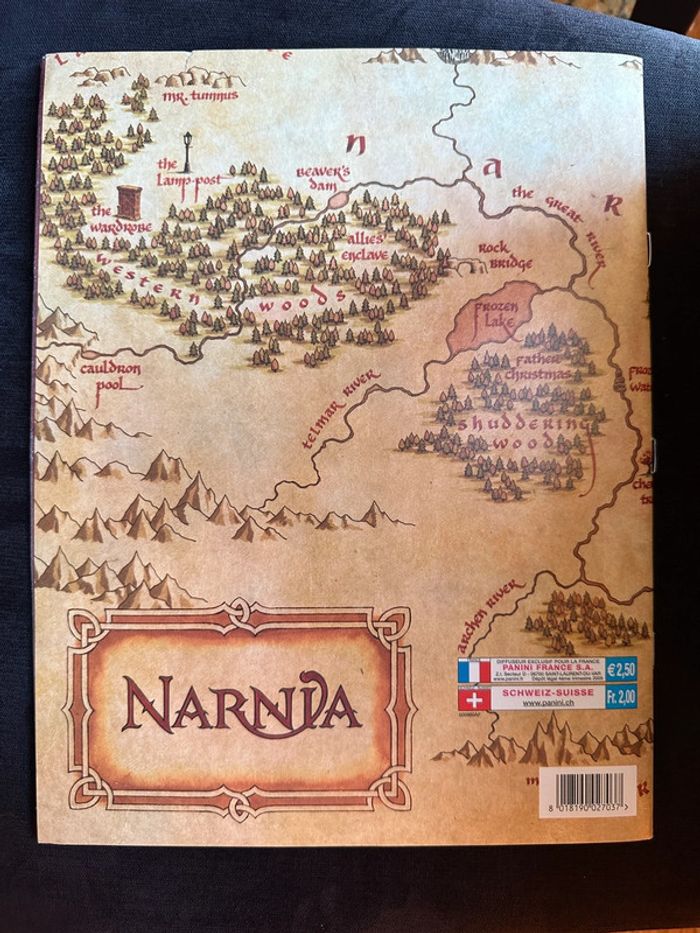 Album Panini complet ancien vintage Le Monde de Narnia Chapitre 1 Aslan stickers autocollants - photo numéro 2