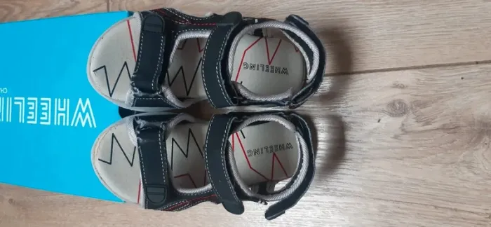 Chaussures sandales / nu-pieds noires/grises pointure 25 - photo numéro 6