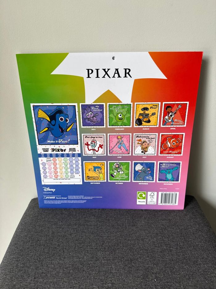 📆Calendrier 2025 - Disney Pixar - jamais utilisé - photo numéro 13