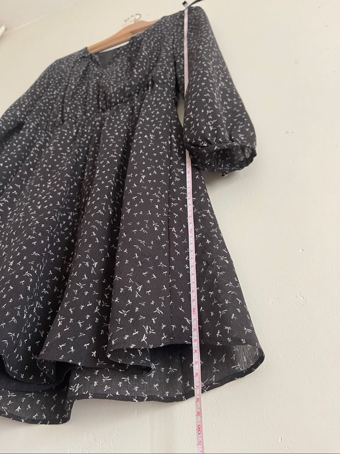 Robe noir manche longue Mango - photo numéro 5