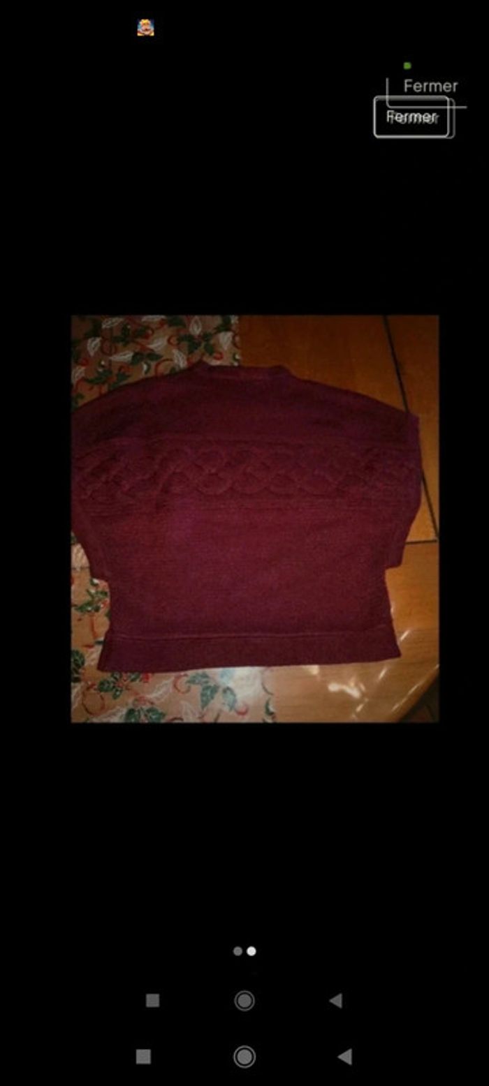 Pull sans manches 5 ans