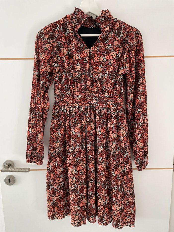 Robe fleurie plissée S Promod - photo numéro 5