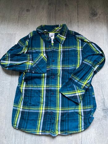 Chemise à carreaux 116cm