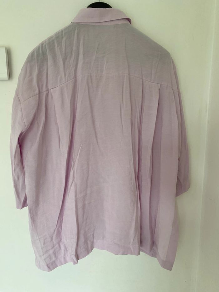 Chemise oversize zara parme - photo numéro 2