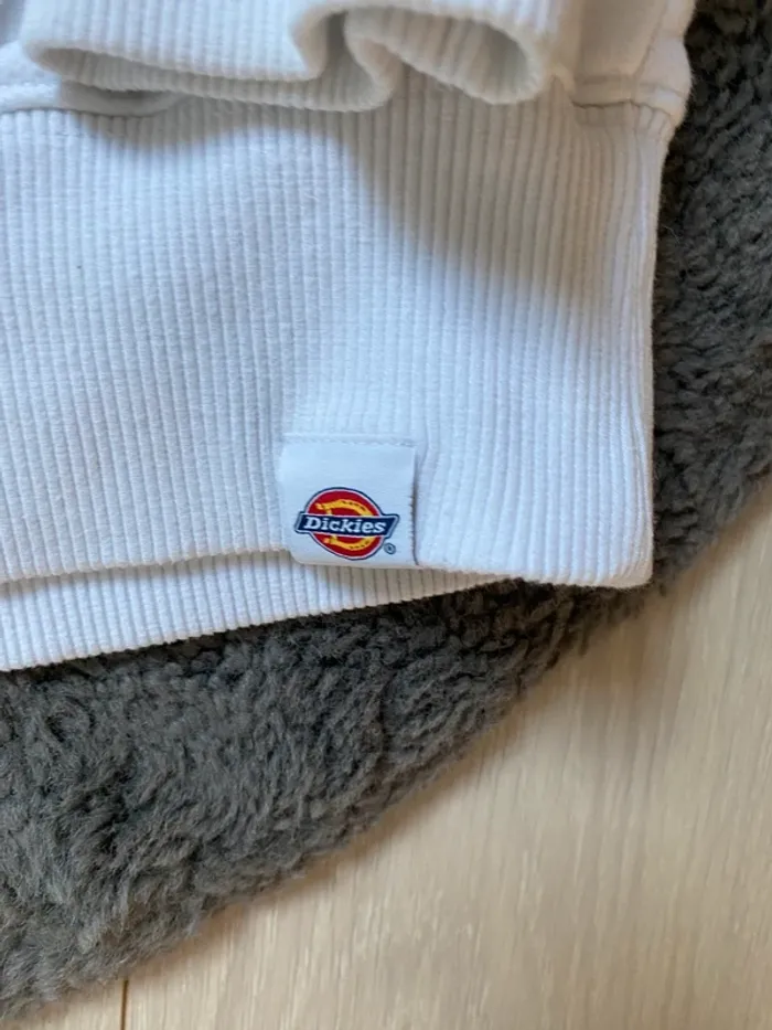 Sweat à capuche Dickies blanc - Taille M - Parfait état - photo numéro 4