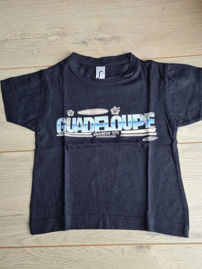 Tshirt Noir 2 ans Guadeloupe