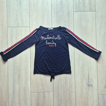Maillot manche longue bleu marine. Fille 6 ans. Marque Gémo