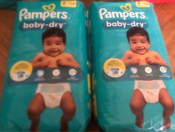 Pampers baby dry T2 24€