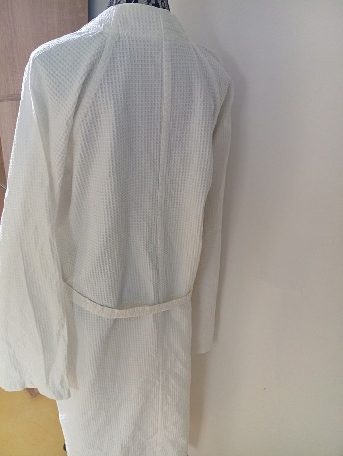 Joli peignoir grande taille 54/56 💯 coton mixte - photo numéro 5