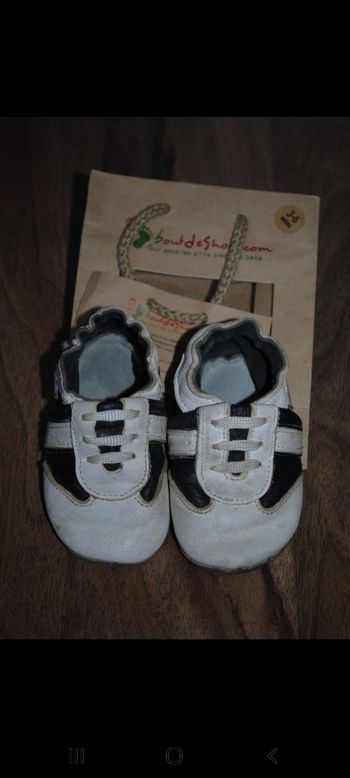 Chaussons cuir 3/6 mois