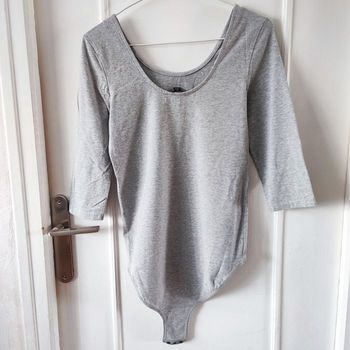 Body unie manches 3/4