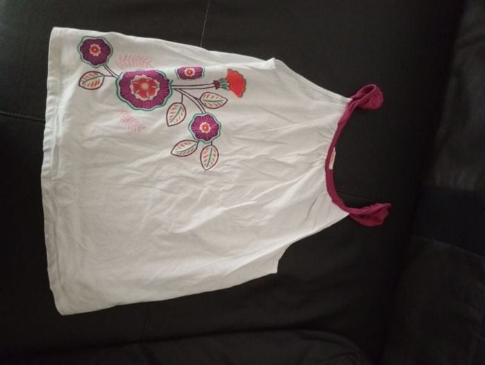 Débardeur motif fleurs 12 ans du pareil au même