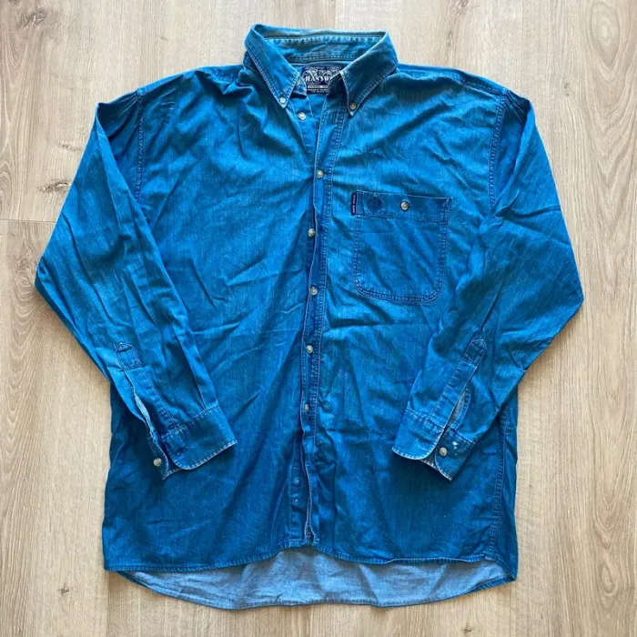 Armand Thiery Jeans Wear Casual Garment Chemise Jeans Homme Bleu Urban Street (Taille L) - photo numéro 2