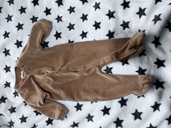 Pyjama zeeman beige marron