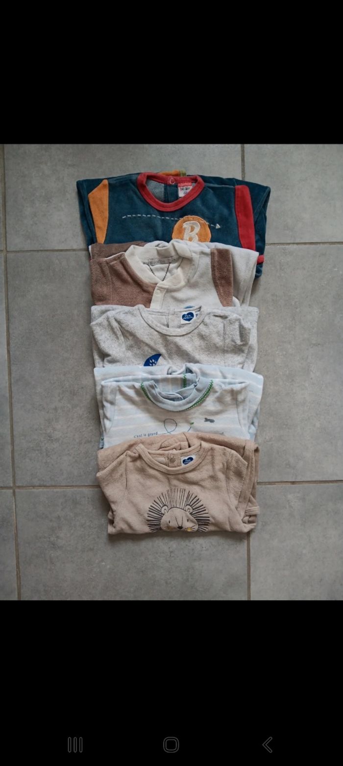 Lot pyjamas hiver 6 mois