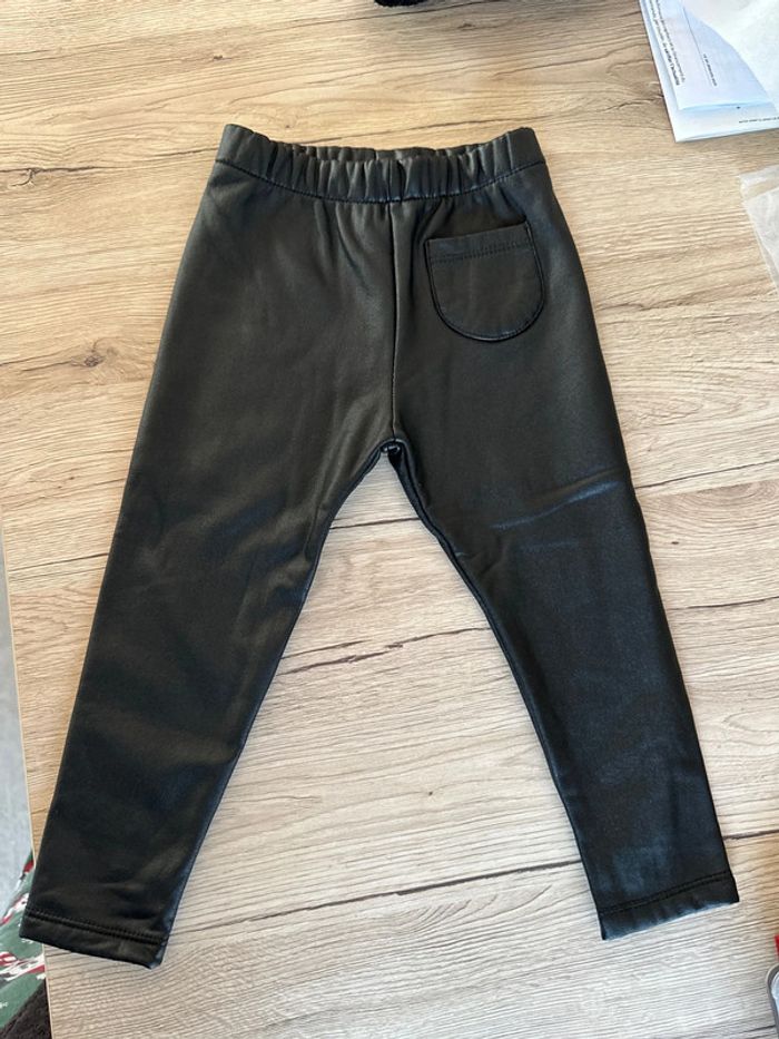 Legging similicuir Zara neuf 2/3 ans