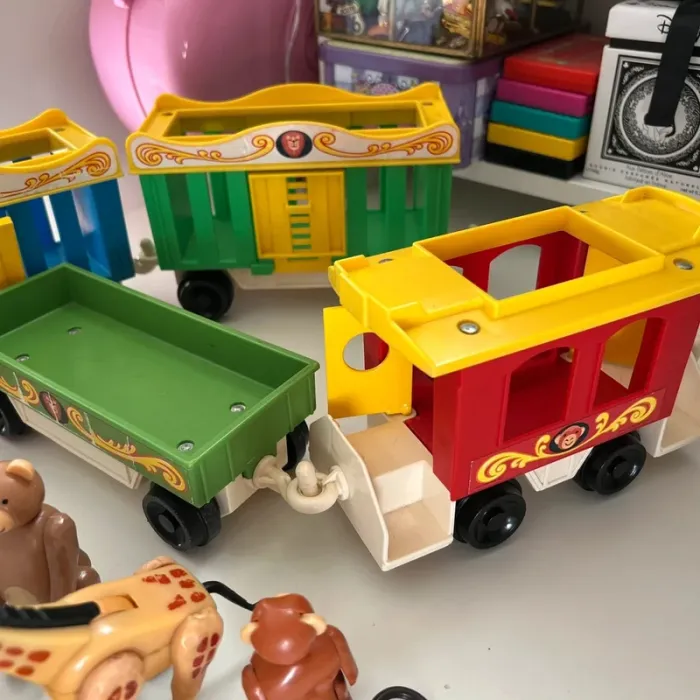 Circus train cirque fisher price vintage complet - photo numéro 13