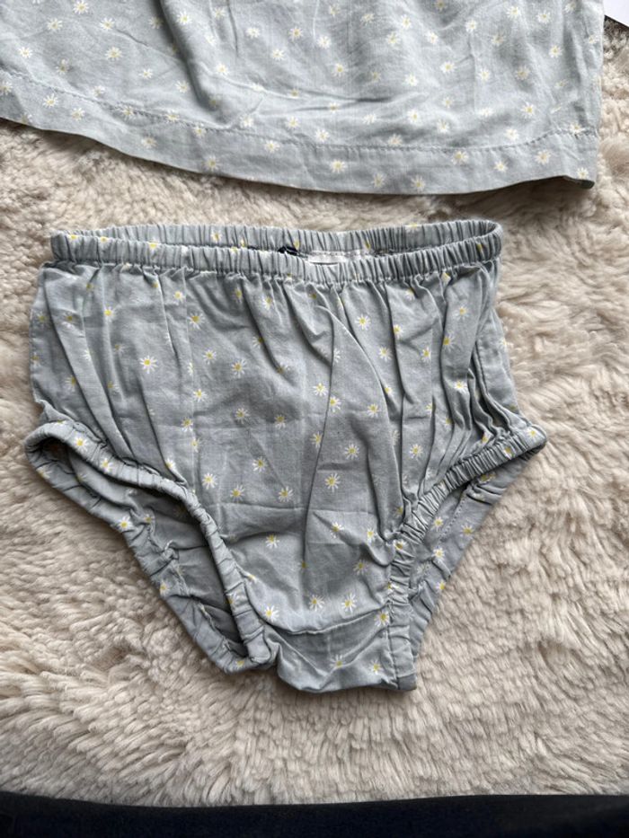 Ensemble robe bomber marguerite bleu kiabi 3 mois - photo numéro 2