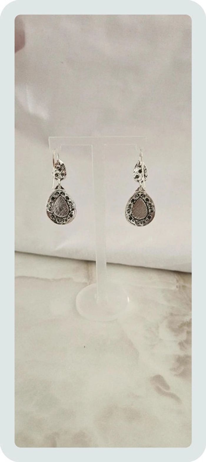 Boucles d’oreilles femmes en acier inoxydable - photo numéro 3