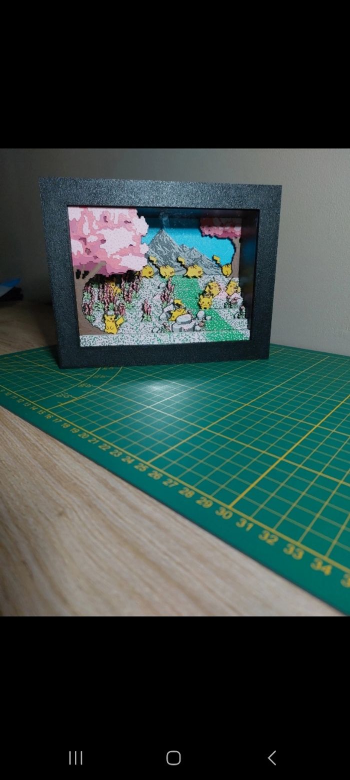 Tableau pixelart  3dprint