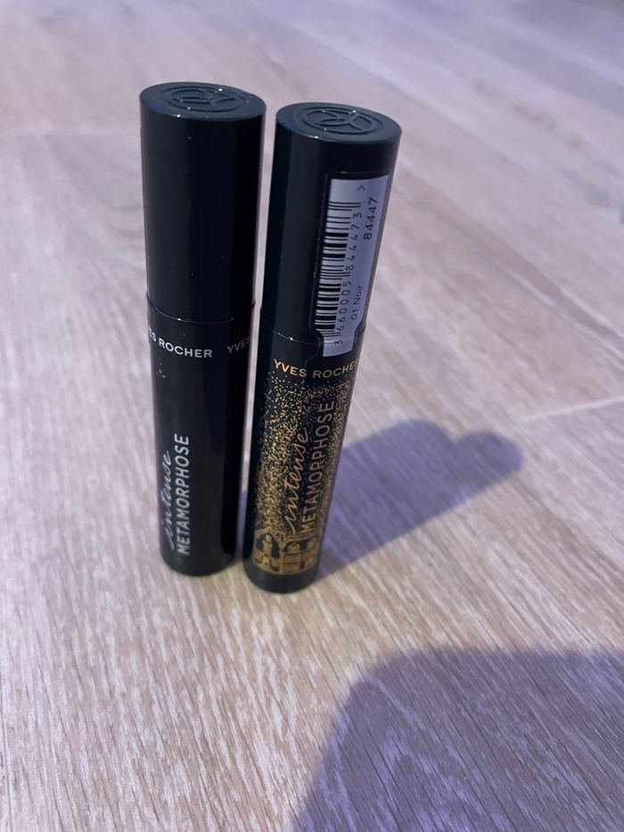 2 mascaras volume 7,8 ml yves rocher noir intense métamorphose neuf. - photo numéro 2