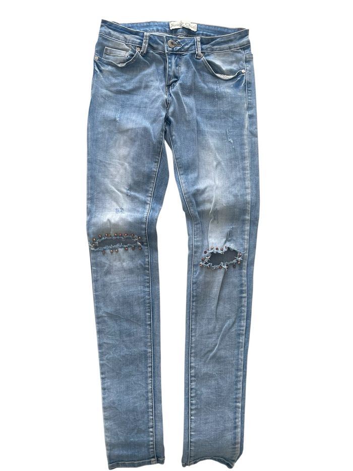 Jean slim troué taille 36/S - photo numéro 2
