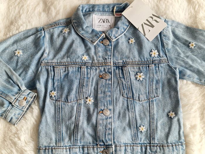 Veste en jean Zara 2 ans fille - photo numéro 3