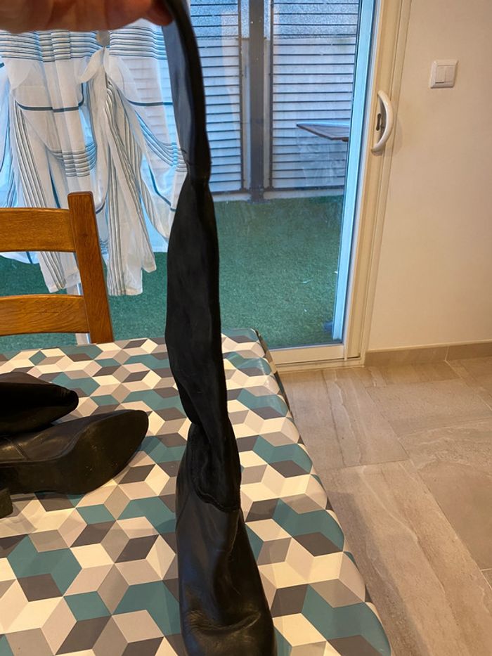 Botte haute cuir - photo numéro 3