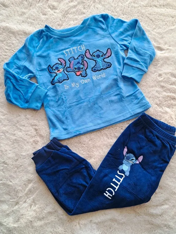 Lot 2 pyjamas 2 ans / mickey et stictch - photo numéro 3
