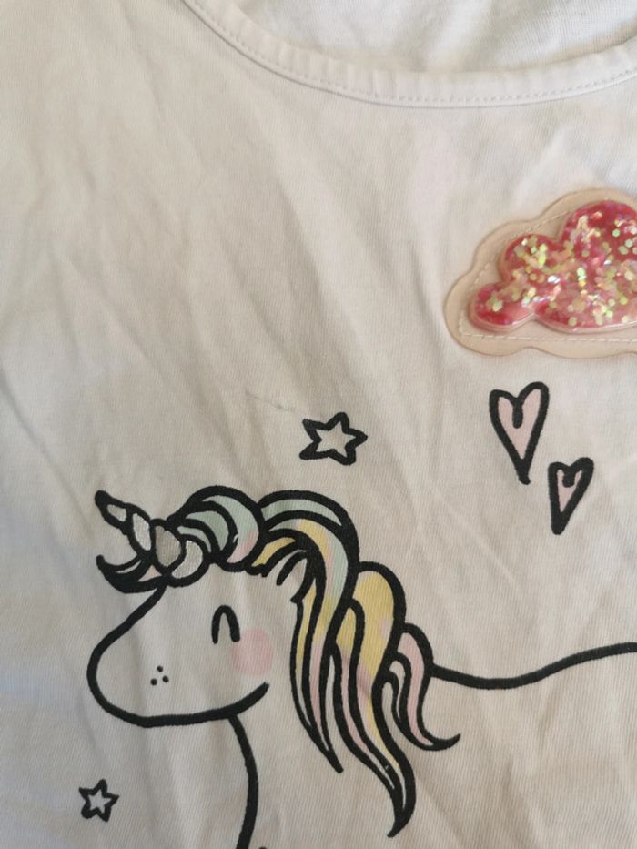 Tee-shirt licorne 10 ans 50 cts - photo numéro 4
