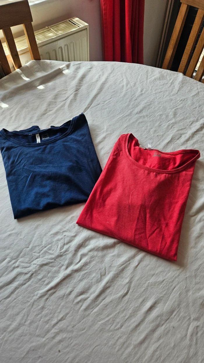 Lot 2 t-shirts femme Domyos Taille L