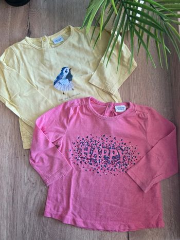Lot de 2 t-shirts manches longues