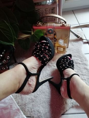 Sandales strass cuir ZARA Dustbag